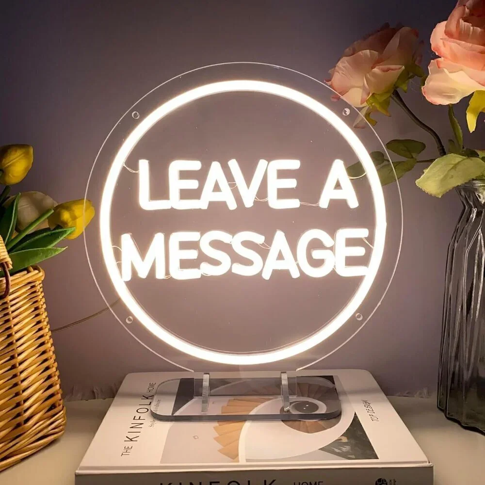 Audio Guest Book LED Neon Sign